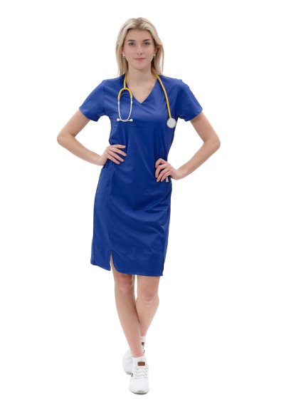 Egészségügyi ruha Ivka SATTÉ Párizsi kék