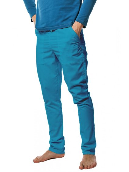 Egészségügyi nadrágok GEJZA SATTÉ Regular Sötét türkizkék