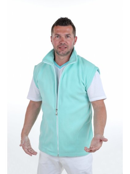 Egészségügyi mellény MILOŠ Pisztácia