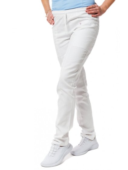 Egészségügyi nadrágok SISI SATTÉ Regular Fehér