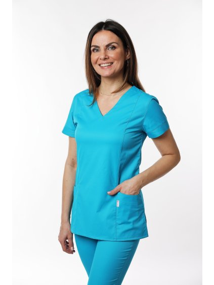 Zdravotnícka košeľa VIKY - PERLIČKA  - farebná zdravotnícka košeľa - Perlička –  zdravotnícke oblečenie – lekárske oblečenie – medic dress – medical-uniforms – pracovné oblečenie – oblečenie pre zdravotníkov – oblečenie pre lekárov -  oblečenie pre doktora – oblečenie pre sestričku – oblečenie pre doktorku – zdravotnícke prostredie – chirurgické oblečenie – oblečenie pre kliniku – slovenský výrobok – scrubimed – uniformshop – pracovné odevy -  modernbhp – dualbp – lubica