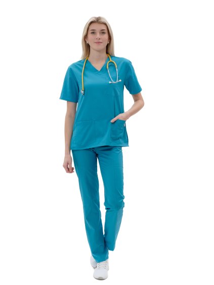 Egészségügyi szett Sötét türkizkék